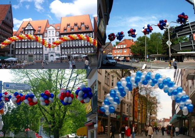 Beispiele von unseren Ballondekorationen